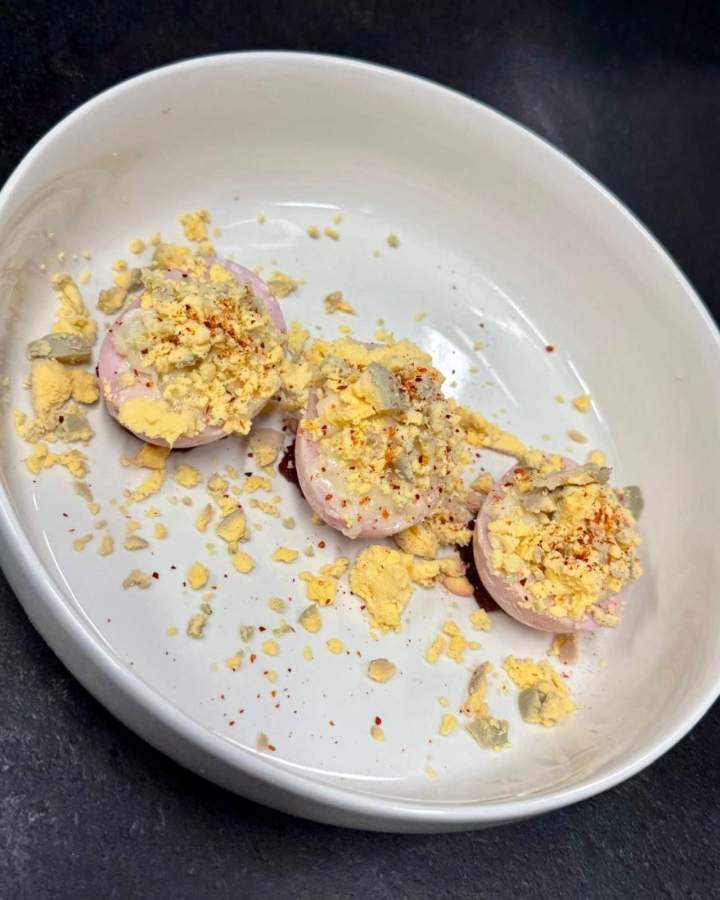 Œufs mimosa revisités L'Isle-sur-la-Sorgue